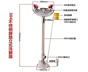 医用立式洗眼器